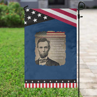 Abraham Lincoln Quote Garden Flag American History Teacher School Presidents Day