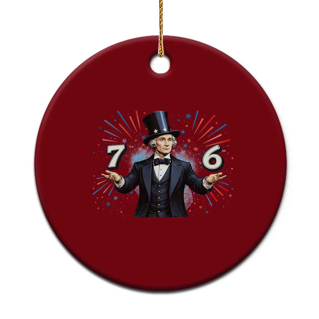 Abraham Lincoln Quote Ceramic Ornament American History Presidents Day