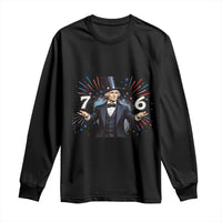 Abraham Lincoln Quote Long Sleeve Shirt American History Presidents Day