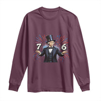 Abraham Lincoln Quote Long Sleeve Shirt American History Presidents Day