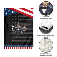 Abraham Lincoln Quote Garden Flag American History Presidents Day