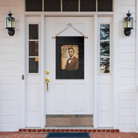 Abraham Lincoln American History Teacher School Garden Flag