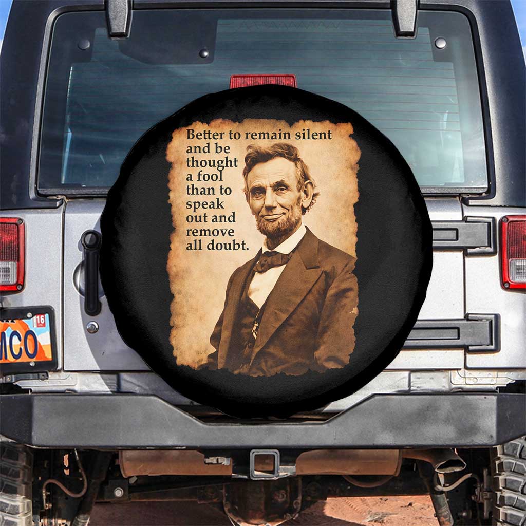 Abraham Lincoln American History Teacher School Spare Tire Cover