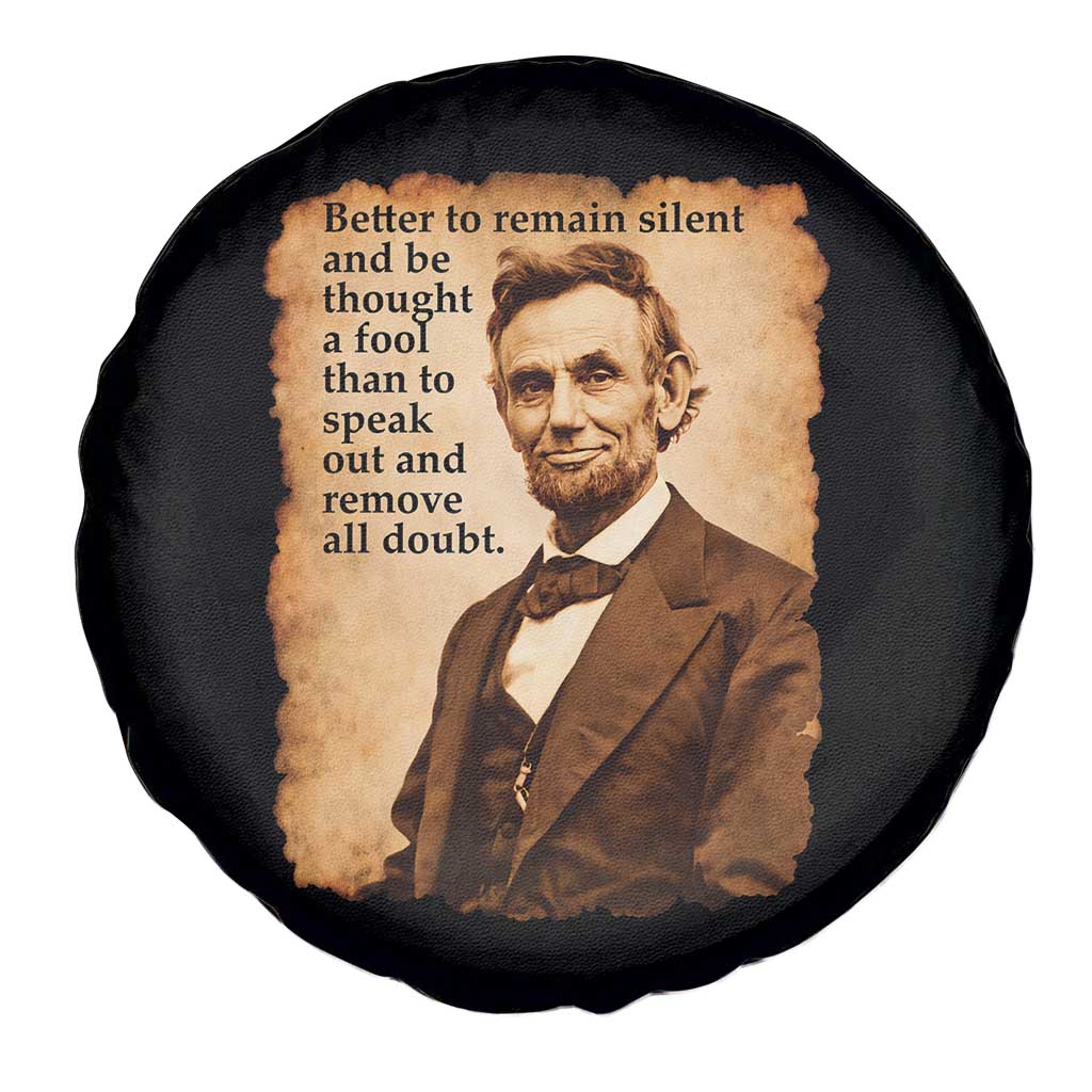 Abraham Lincoln American History Teacher School Spare Tire Cover