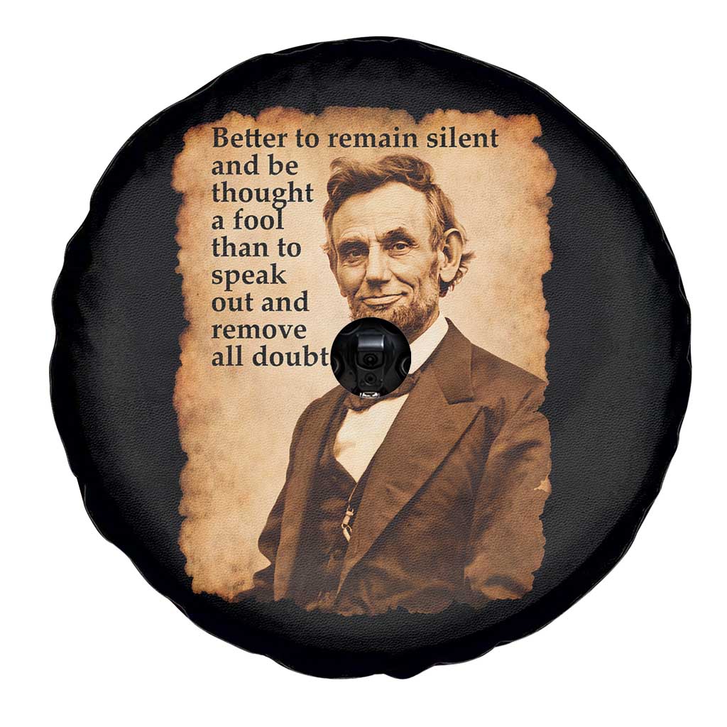 Abraham Lincoln American History Teacher School Spare Tire Cover