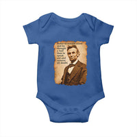 Abraham Lincoln American History Teacher School Baby Onesie