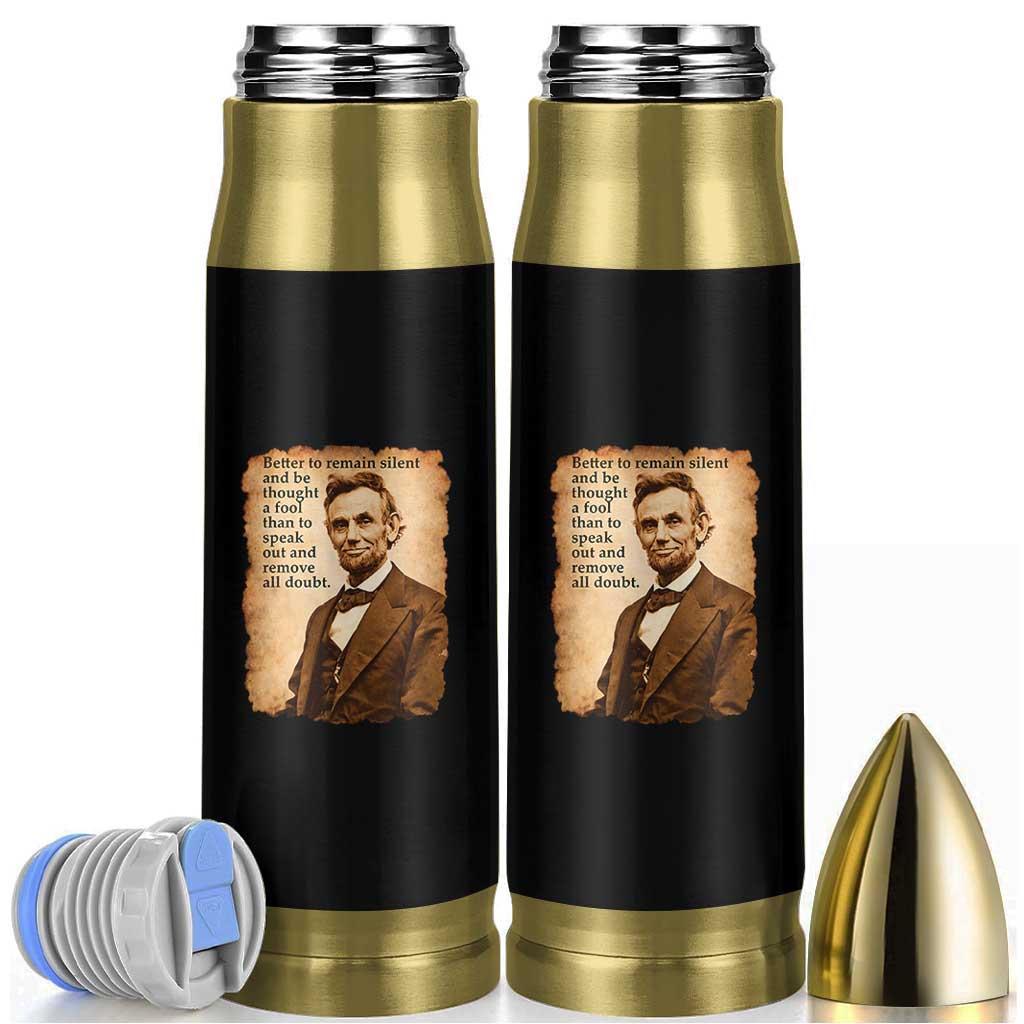Abraham Lincoln American History Teacher School Bullet Tumbler