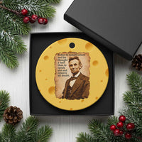 Abraham Lincoln American History Teacher School Ceramic Ornament