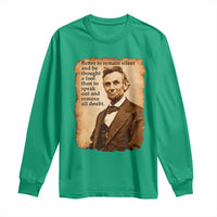 Abraham Lincoln American History Teacher School Long Sleeve Shirt