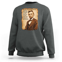 Abraham Lincoln American History Teacher School Sweatshirt