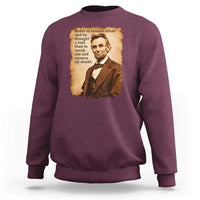 Abraham Lincoln American History Teacher School Sweatshirt