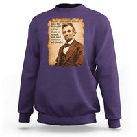 Abraham Lincoln American History Teacher School Sweatshirt