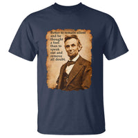 Abraham Lincoln American History Teacher School T Shirt