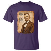 Abraham Lincoln American History Teacher School T Shirt