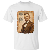 Abraham Lincoln American History Teacher School T Shirt