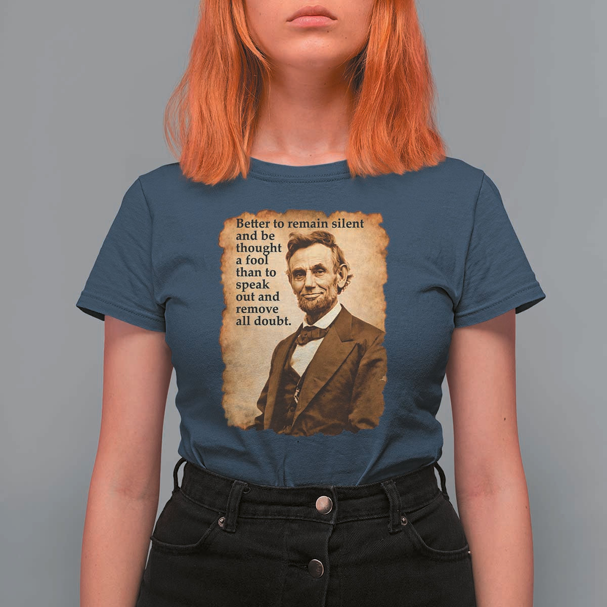 Abraham Lincoln American History Teacher School T Shirt For Women