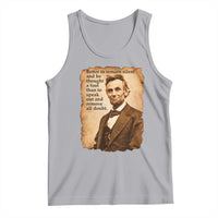 Abraham Lincoln American History Teacher School Tank Top
