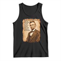 Abraham Lincoln American History Teacher School Tank Top