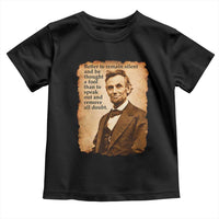 Abraham Lincoln American History Teacher School Toddler T Shirt