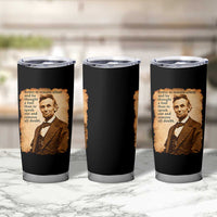 Abraham Lincoln American History Teacher School Tumbler Cup