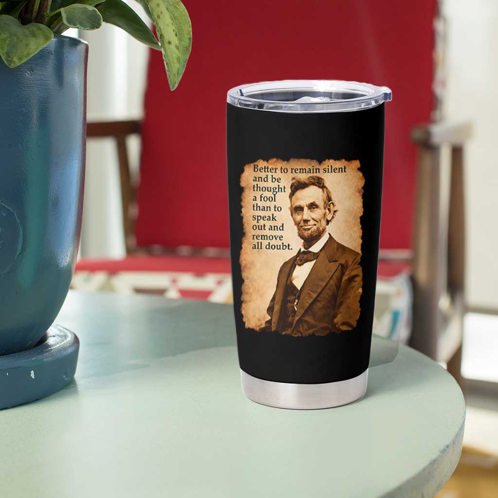 Abraham Lincoln American History Teacher School Tumbler Cup