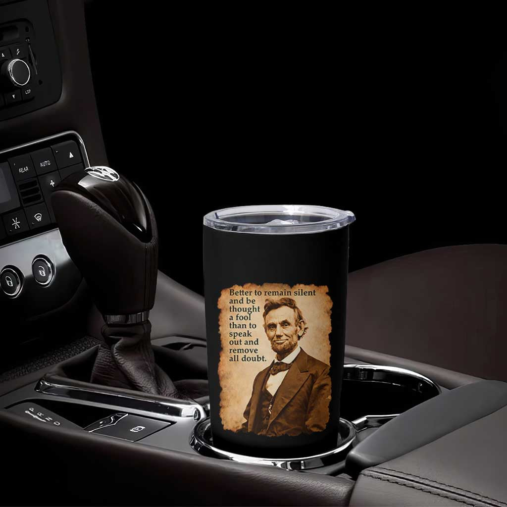Abraham Lincoln American History Teacher School Tumbler Cup