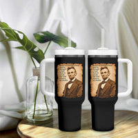 Abraham Lincoln American History Teacher School Tumbler With Handle