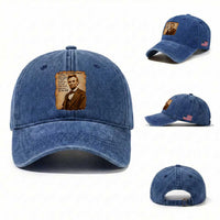 Abraham Lincoln American History Teacher School Washed Cotton Baseball Cap