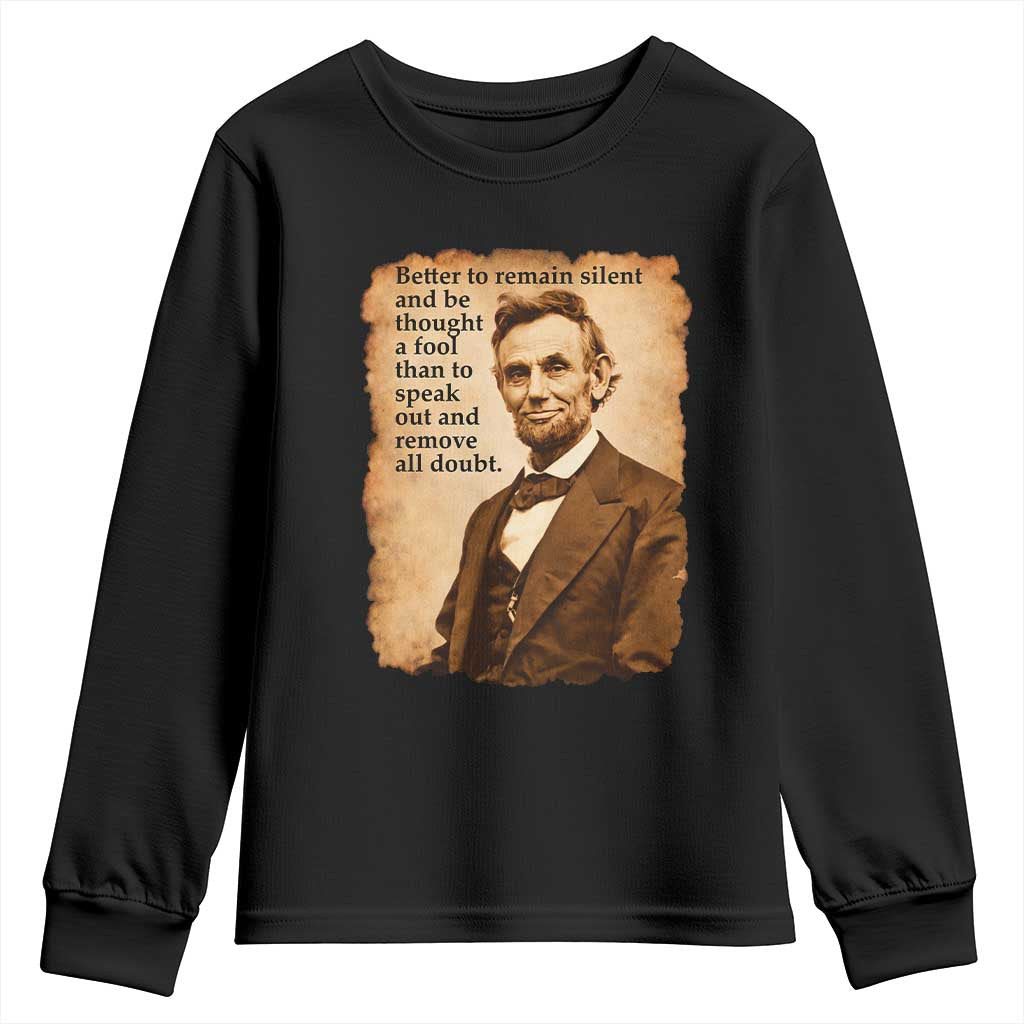 Abraham Lincoln American History Teacher School Youth Sweatshirt