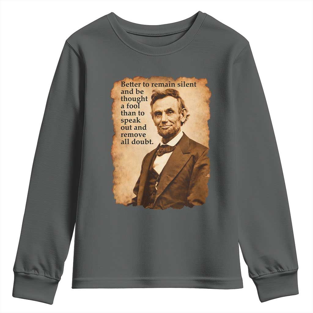 Abraham Lincoln American History Teacher School Youth Sweatshirt