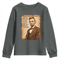 Abraham Lincoln American History Teacher School Youth Sweatshirt