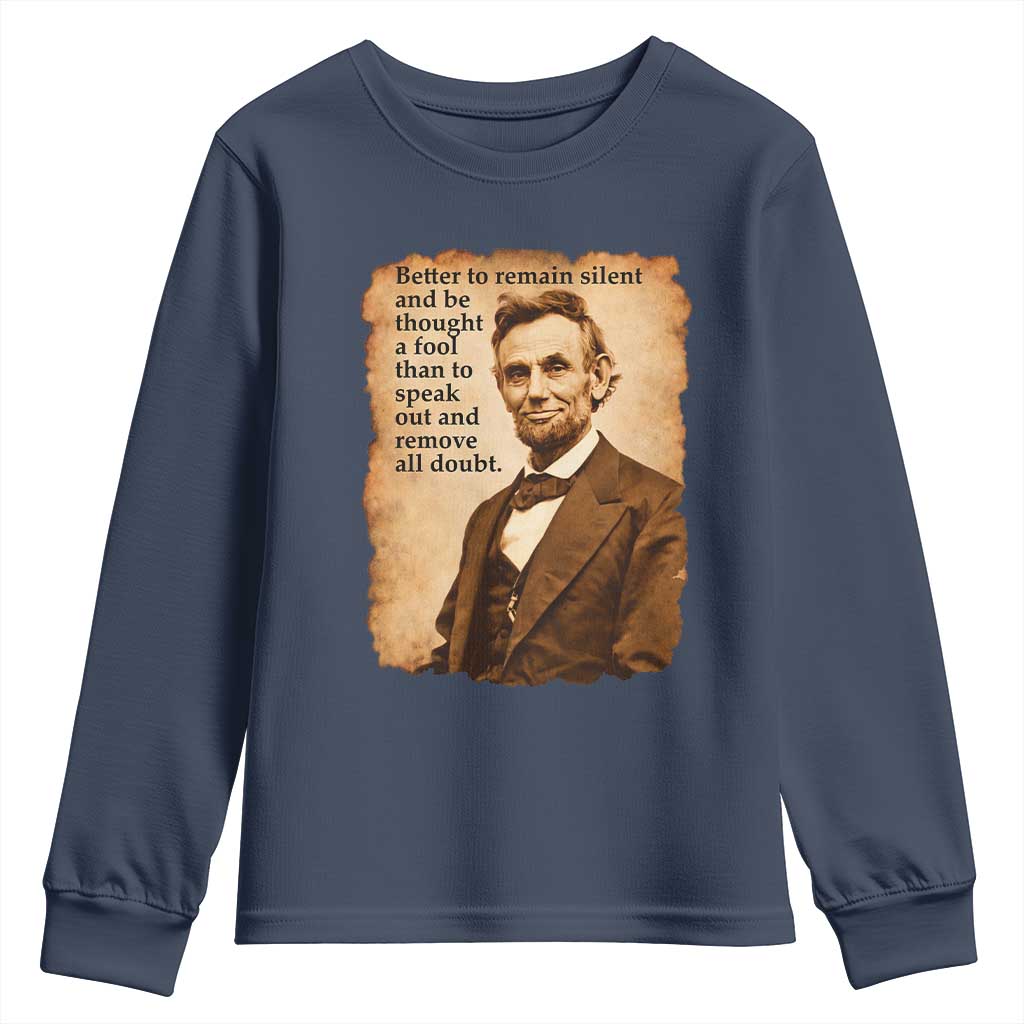 Abraham Lincoln American History Teacher School Youth Sweatshirt