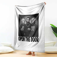 Funny Political American History Throw Blanket Abraham Lincoln George Washington and Thomas Jefferson Meme