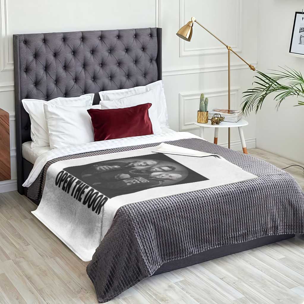 Funny Political American History Throw Blanket Abraham Lincoln George Washington and Thomas Jefferson Meme