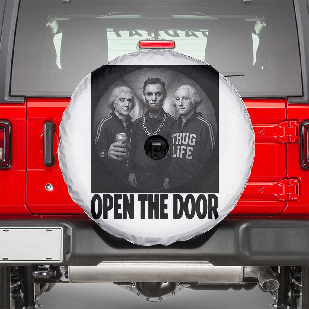 Funny Political American History Spare Tire Cover Abraham Lincoln George Washington and Thomas Jefferson Meme