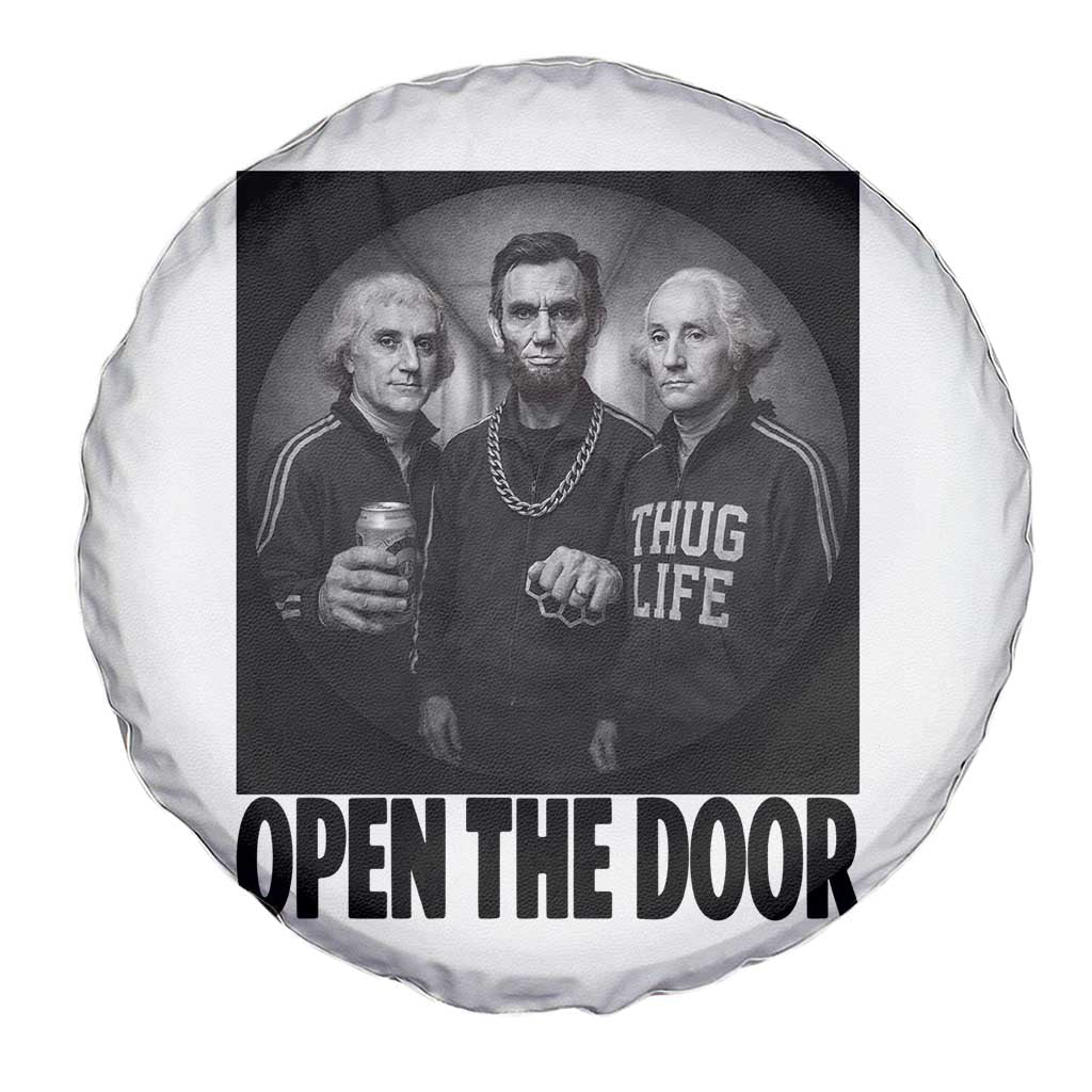 Funny Political American History Spare Tire Cover Abraham Lincoln George Washington and Thomas Jefferson Meme
