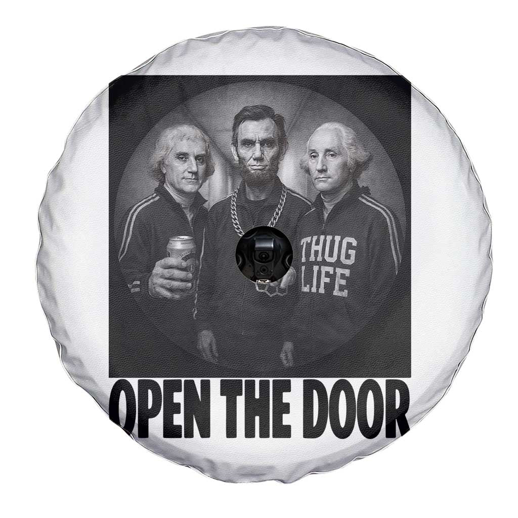 Funny Political American History Spare Tire Cover Abraham Lincoln George Washington and Thomas Jefferson Meme