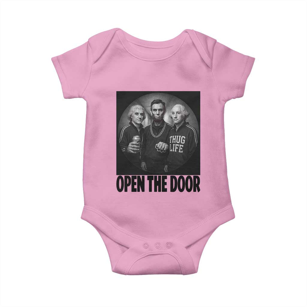 Funny Political American History Baby Onesie Abraham Lincoln George Washington and Thomas Jefferson Meme