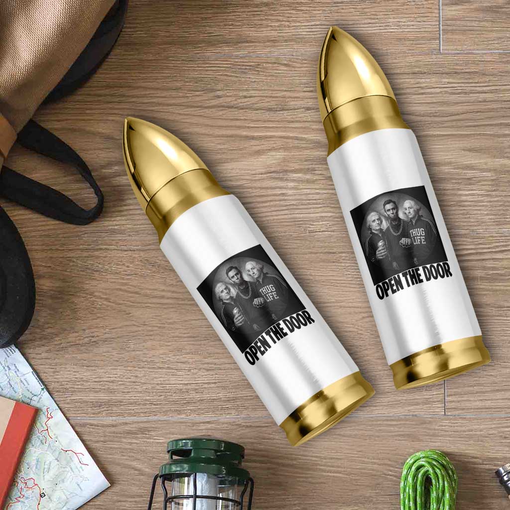 Funny Political American History Bullet Tumbler Abraham Lincoln George Washington and Thomas Jefferson Meme