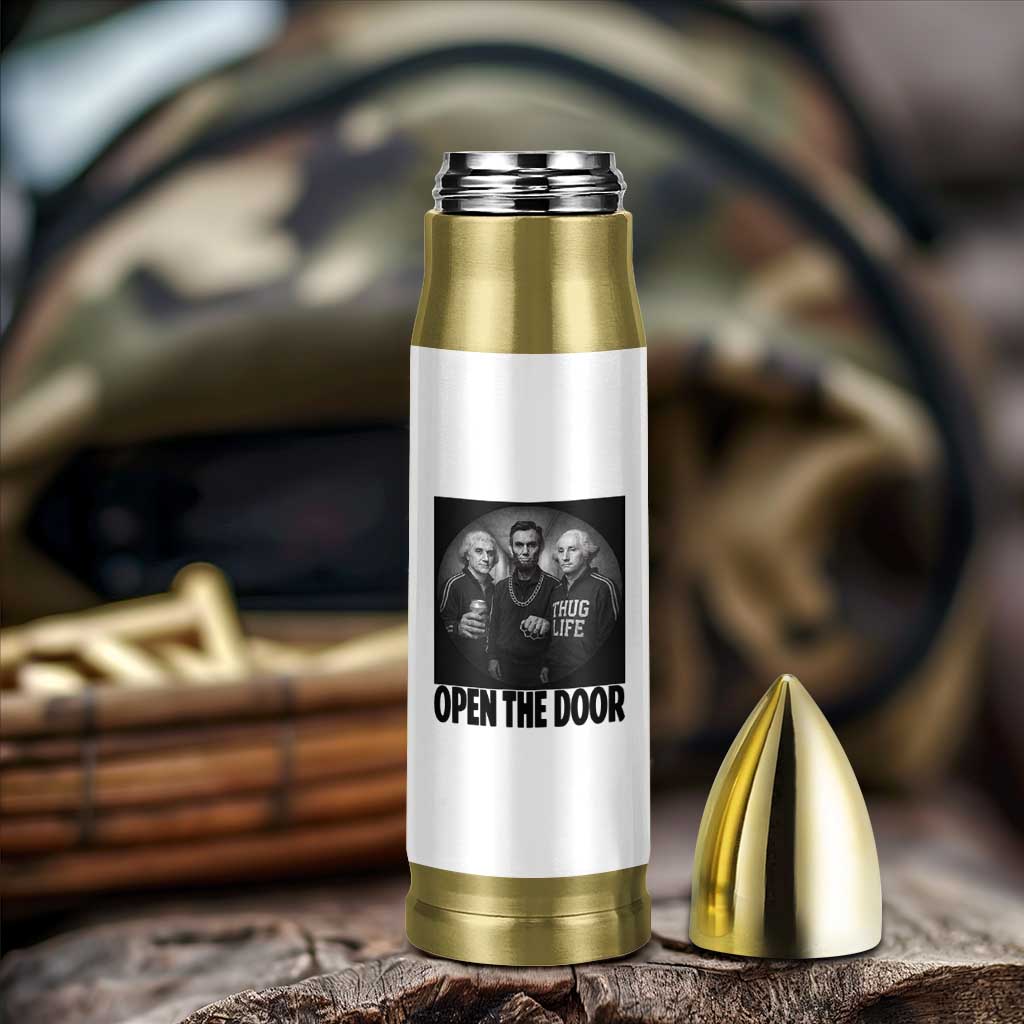 Funny Political American History Bullet Tumbler Abraham Lincoln George Washington and Thomas Jefferson Meme