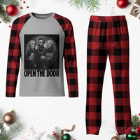 Funny Political American History Plaid Pajama Set Abraham Lincoln George Washington and Thomas Jefferson Meme