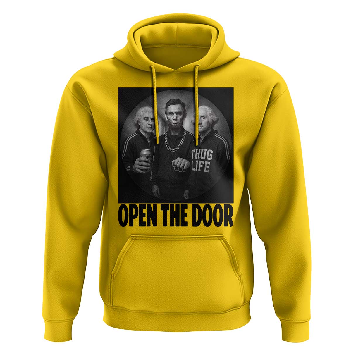 Funny Political American History Hoodie Abraham Lincoln George Washington and Thomas Jefferson Meme