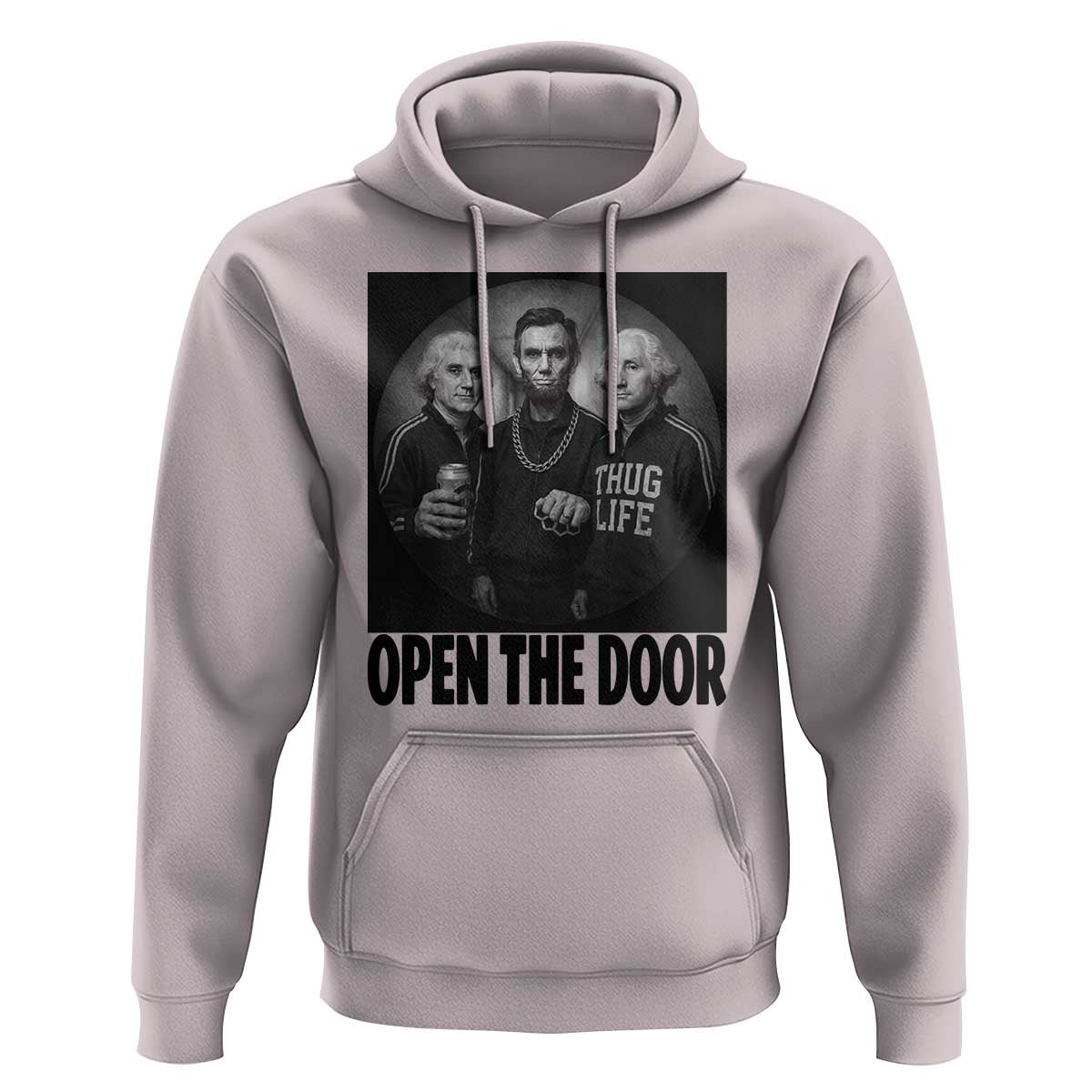 Funny Political American History Hoodie Abraham Lincoln George Washington and Thomas Jefferson Meme