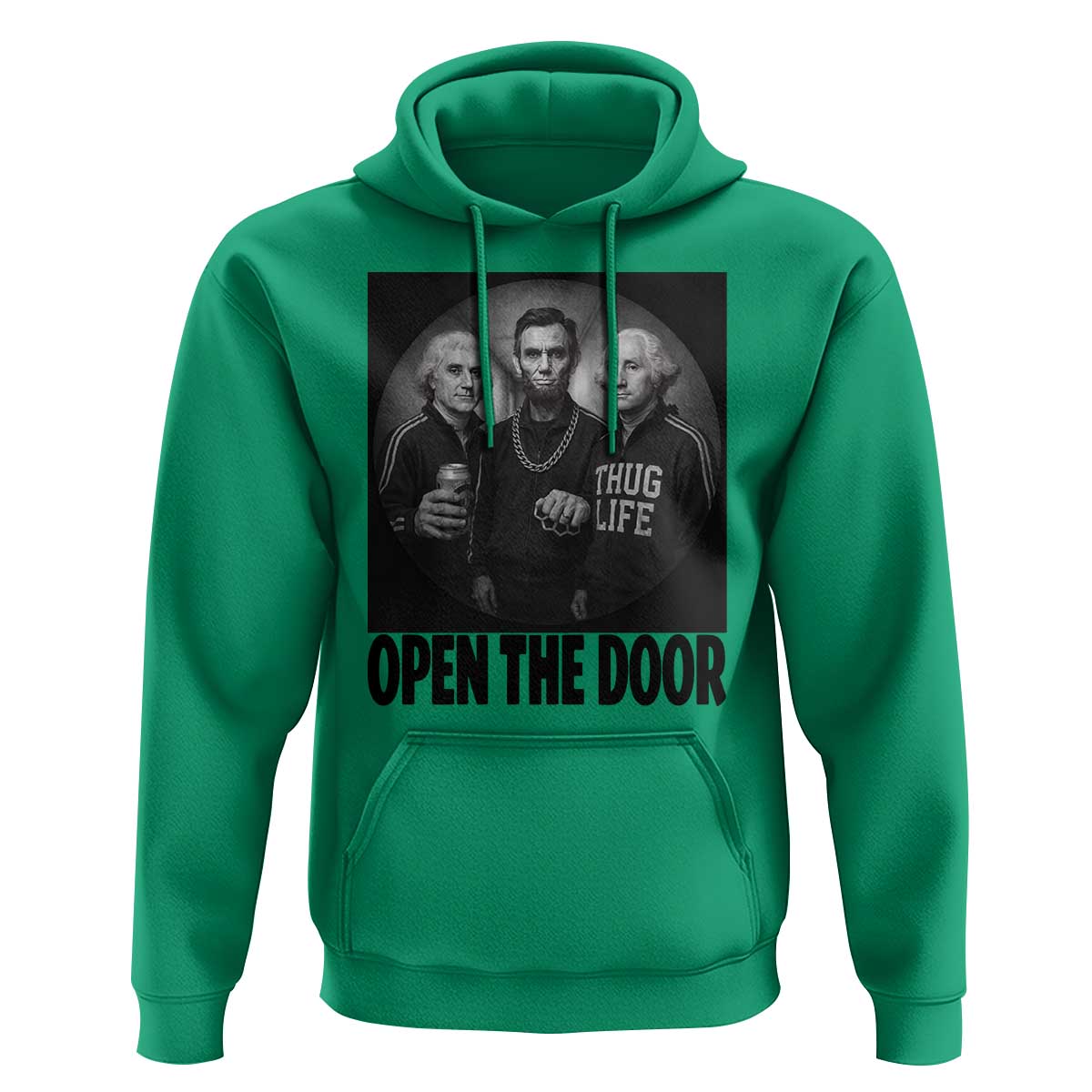 Funny Political American History Hoodie Abraham Lincoln George Washington and Thomas Jefferson Meme