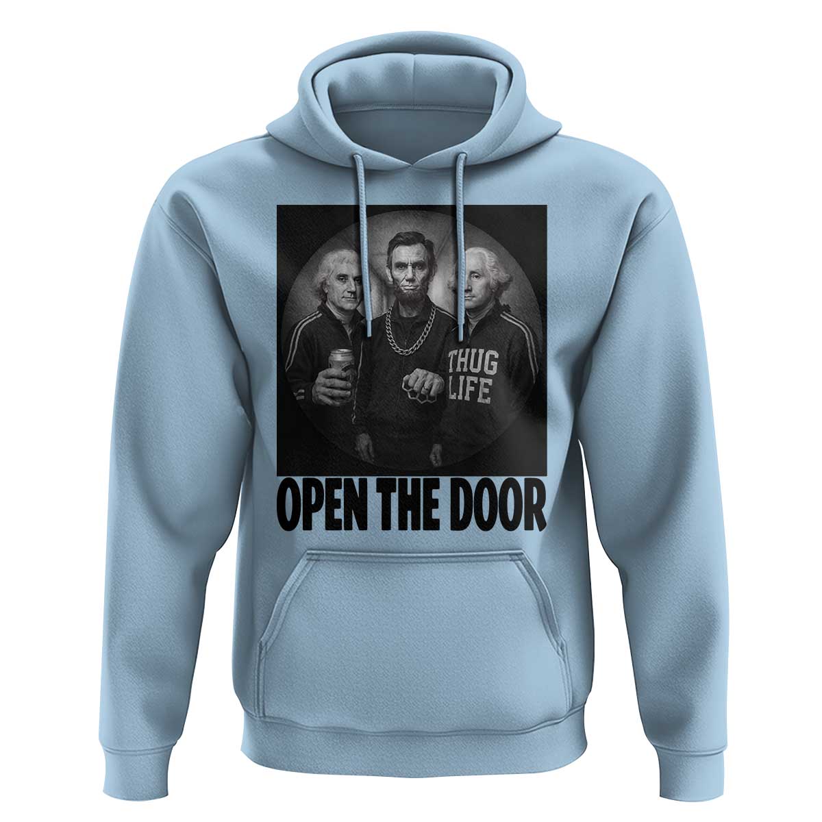 Funny Political American History Hoodie Abraham Lincoln George Washington and Thomas Jefferson Meme