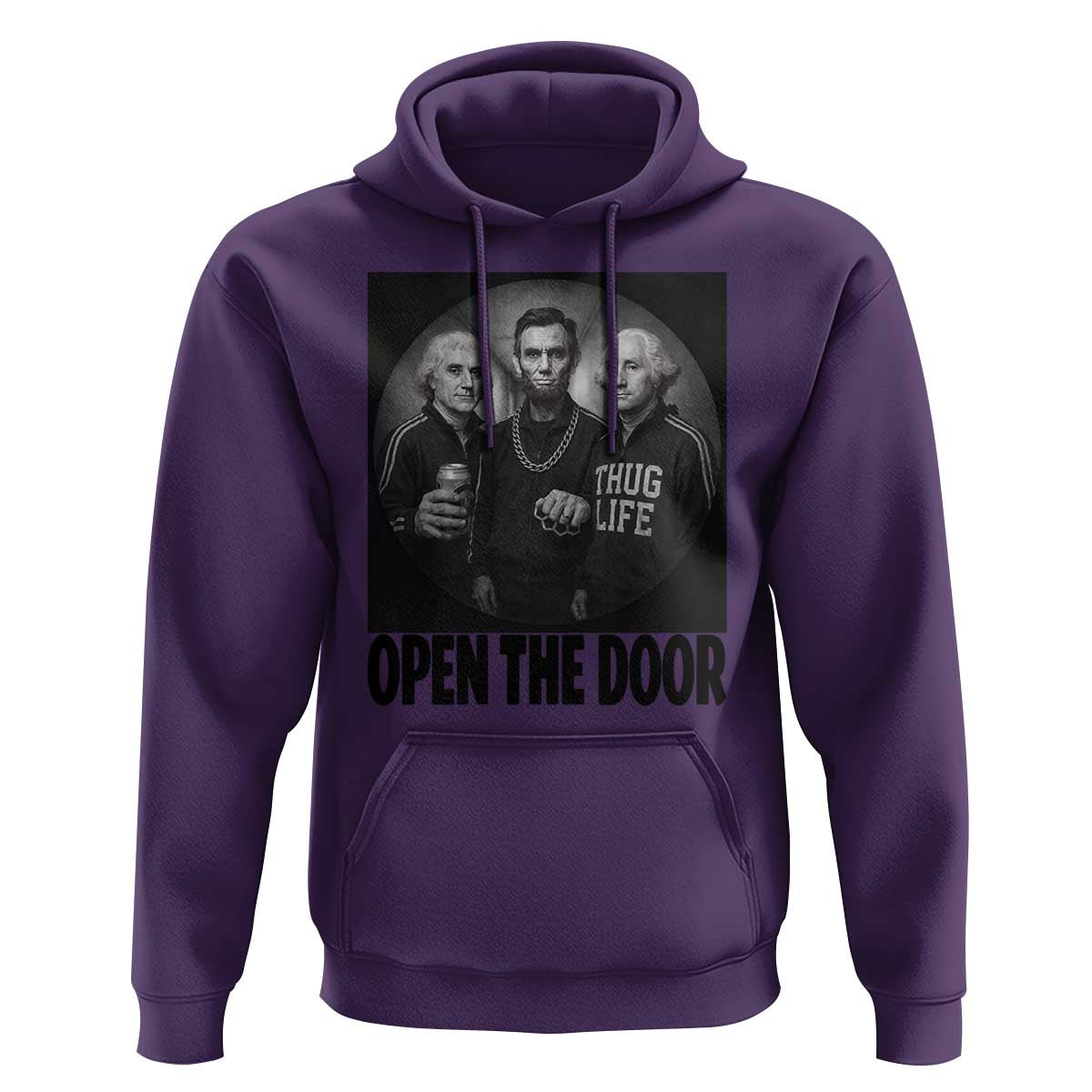Funny Political American History Hoodie Abraham Lincoln George Washington and Thomas Jefferson Meme