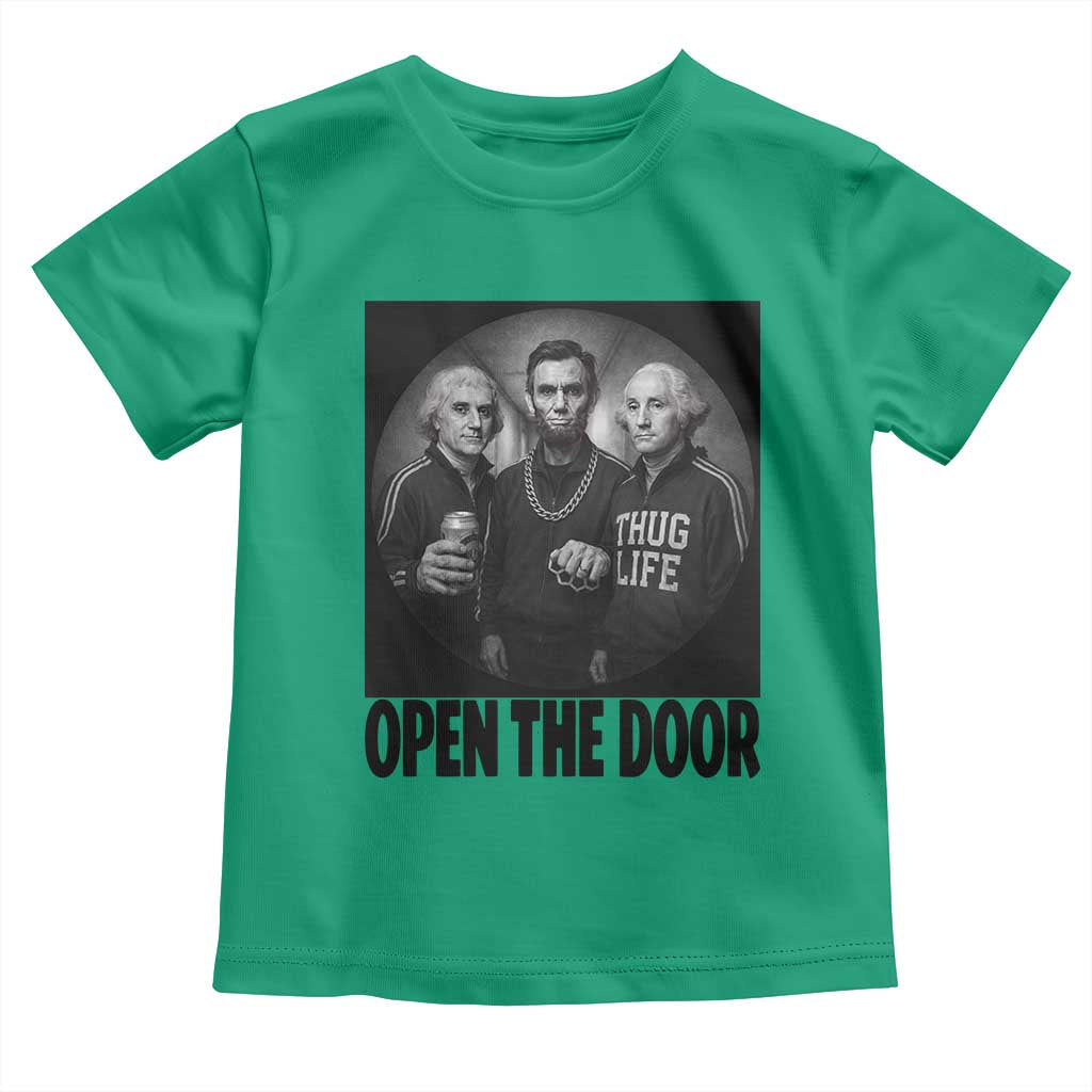 Funny Political American History Toddler T Shirt Abraham Lincoln George Washington and Thomas Jefferson Meme