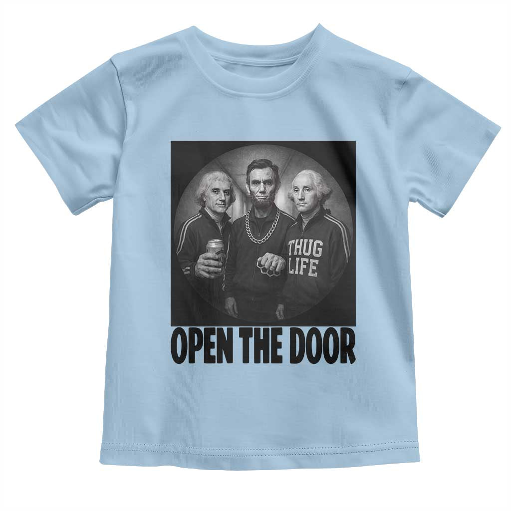 Funny Political American History Toddler T Shirt Abraham Lincoln George Washington and Thomas Jefferson Meme