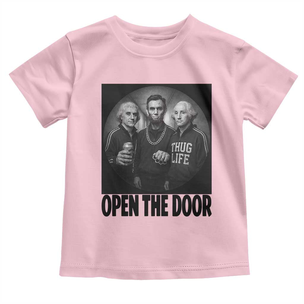 Funny Political American History Toddler T Shirt Abraham Lincoln George Washington and Thomas Jefferson Meme