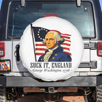 Funny George Washington 1776 Spare Tire Cover 4th July Suck-It England
